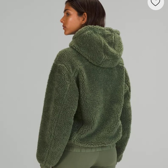 Lululemon Green Fleece Reversible Jacket size 6 - Picture 2 of 11